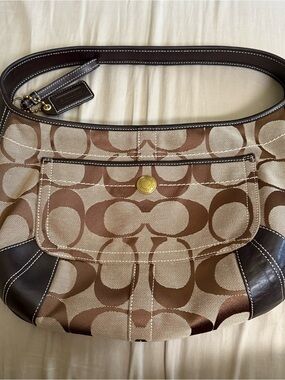 Coach | Bags | Vintage Coach Hamptons Leather Buckle Hobo 7548